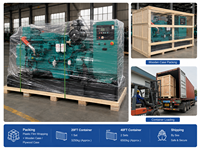 Groupe électrogène marin SCDC CCFJ280JW 280 kW à démarrage électrique NTA855-DM 1800 tr/min, groupe électrogène diesel pour navire de transport de marchandises et remorqueur