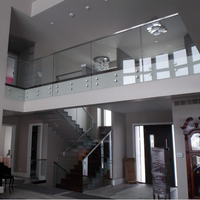 Gehärtetes Glasgeländer für Terrasse Balkon Treppe Glasgeländer Preis