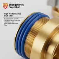 Adaptateur professionnel pour tuyau d'incendie forestier DN65 DN40 DN25 en alliage d'aluminium, raccord rapide réducteur pour la lutte contre les incendies forestiers et les opérations de sauvetage