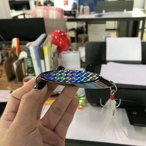 Nouvelle cuillère à spinner en métal OEM 7g-40g avec <span class=keywords><strong>film</strong></span> flash, forte attraction pour la pêche au black-bass, au brochet, en eau douce et en eau salée - Product Image 6