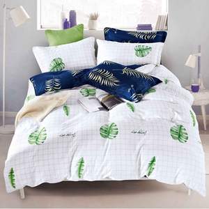 <span class=keywords><strong>Kine</strong></span>-funda de edredón de microfibra, diseño Floral, tamaño queen, estampada, con funda de almohada, sábana ajustada - Product Image 3