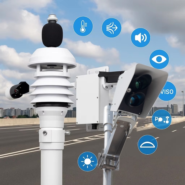High Precision IoT Road Weather and Visibility Monitoring System for Highway Bridge Tunnel and Airport Safety