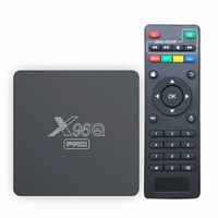 Boîtier TV 4K le plus populaire au monde, stable, Quad Core X96Q PRO, garantie 1 an, avec lecteur multimédia en streaming multilingue, décodeur