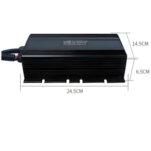 ตัวแปลงไฟรถยนต์กำลังสูงแบบไร้แกนอะลูมิเนียม 42-90V เป็น 12V 100A 1200W ประสิทธิภาพ 90% สำหรับรถกอล์ฟ รุ่น Low HJ12V100A-G - Product Image 4
