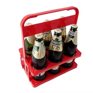 Portabottiglie Pieghevole in Plastica Personalizzabile con Logo, per 6 Bottiglie di Vino o Birra, per Russia Krusovice <span class=keywords><strong>Peroni</strong></span> Old Pulteney - Product Image 5