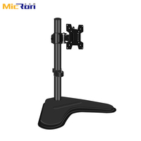 Brazo para Monitor de Escritorio con Gestión de Cables, Capacidad de 8 kg, Movimiento Completo, Giro de 360°, Inclinación de 90°, VESA 100x100