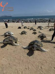 Sculpture <span class=keywords><strong>de</strong></span> <span class=keywords><strong>tortue</strong></span> <span class=keywords><strong>de</strong></span> <span class=keywords><strong>mer</strong></span> géante réaliste en résine, conçue sur mesure pour l'art et les objets <span class=keywords><strong>de</strong></span> collection - Product Image 3