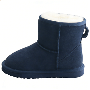Bottes de neige en gros ODM/OEM pour femmes, chaussures d'hiver chaudes avec doublure en fourrure de cuir de vache de haute qualité et double face en peau de mouton - Product Image 6
