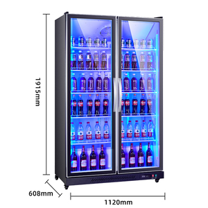 Tủ Lạnh Thương Mại Tủ Lạnh Cửa Kính Trong Suốt - Product Image 3