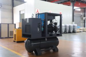 Промышленный винтовой воздушный компрессор Airstone IP54, энергосберегающий, бесшумный, с масляным охлаждением, с осушителем воздуха и ресивером, 10 л.с. - Product Image 3