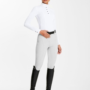 Custom Non-slip Silicone Print Equestrian <b>Jodhpurs</b> Riding Pants Clothes Custom logo Horse Riding Breeches for <b>Women</b> - Product Image 1