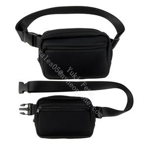 Tas selempang sabuk <span class=keywords><strong>Neoprene</strong></span> wanita, kantong pinggang untuk perempuan di mana saja dengan 3 saku - Product Image 5