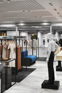 Metal <b>Wall</b>-Mounted Clothing Rack | Boutique & Retail <b>Display</b> System | Factory Custom Shop Furniture | One-Stop Store Solution - Product Image 5