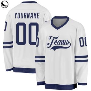 Maillot de hockey sur glace en maille entièrement polyester BETHERIVAL, crêtes en twill, maillot d'entraînement de hockey - Product Image 5