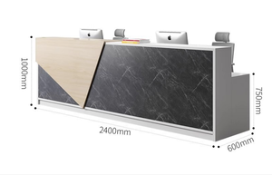 Sáng Tạo tối giản hiện đại thân thiện với môi văn phòng bàn tiếp tân dịch vụ đơn giản quầy thu ngân cho khách sạn và công ty - Product Image 6