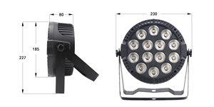 14pcs Professional RGBW 4 - in - <strong>1</strong> Par LED Stage Lights: Advanced DMX512 <strong>Control</strong>, Dynamic Beam Effects, Ideal for <strong>DJ</strong> Events - Product Image 2