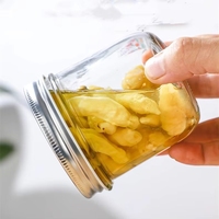 50ml 100 150 200 250 300 350 500 Honey Jam Jar Glass Bottles or Hot Sauce Caviar Canning