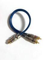 Çift Korumalı 2RCA Ses Kablosu Erkek - Dişi AV Kablosu, Amplifikatörler, Subwoofer ve Kayıt Ekipmanları için