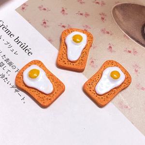 Surtido de Dijes de Resina de Simulación de Comida (Donuts y Pan) y Cabujones de Resina de Comida para Casa de Muñecas, Comida en Miniatura y Manualidades DIY - Product Image 2