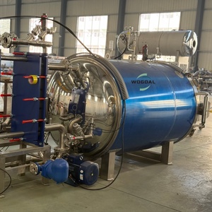 Stérilisateur de denrées en conserve, autoclave à vapeur par pulvérisation d'eau pour le traitement alimentaire des bouteilles en PP/<span class=keywords><strong>bocaux</strong></span> en verre/sachets rétractables - Product Image 1