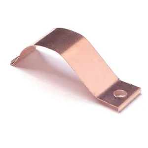 Custom Beryllium Copper Flat Leaf Spring Battery Contact Plate