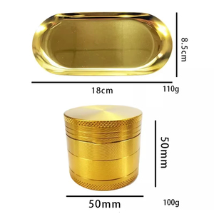 ถาดมวนบุหรี่โลหะสีทองรุ้ง ขนาด 18*8.5 ซม. แบบกำหนดเองได้ พร้อมโลโก้สั่งทำพิเศษ - Product Image 6