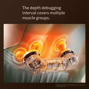 Massageador de Cintura SIAASOO W4, Almofada de Massagem para Escritório para Ombros, Pernas, Costas e Coluna Cervical com Compressão Quente - Product Image 5