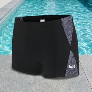 Offre Spéciale de haute qualité hommes séchage rapide pantalons de natation imperméable Anti-UV Nylon Spandex 2 pièces ensemble géométrique Fitness Direct - Product Image 2
