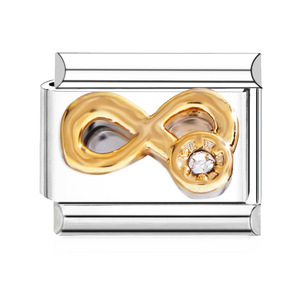 Stainless Steel Italian Modular Bracelet Heart Bow Series DIY Elastic Personalized Assembly Chain Unisex Jewelry Gift - Product Image 4