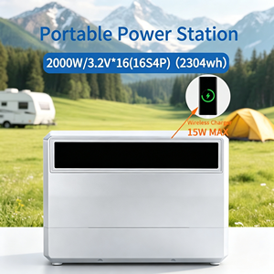 Centrale Électrique Portable 2000W 2304Wh LiFePO4 à Onde Sinusoïdale Pure, Générateur Solaire pour Camping, Urgences, Hors Réseau, Vente Directe Usine, OEM - Product Image 5