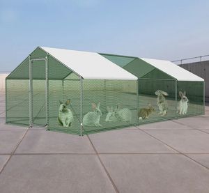 Gallinero Móvil Personalizable para Exteriores Bangke, Jaula Grande Prefabricada para Gallinas, Estructura de Acero Galvanizado, Gallineros en <span class=keywords><strong>Venta</strong></span> en Línea - Product Image 1