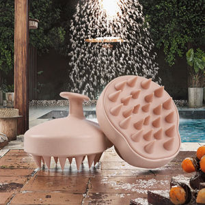 Fabrikant Op Maat Gemaakt Siliconen Hoofdhuid Haarborstel Zacht Plastic Borstelhaar Stylingkussen Gratis Monster Haar Hoofdhuid Masserende Shampoo - Product Image 3