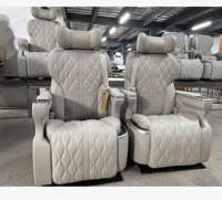 Siège de voiture électrique VIP de luxe modifié GZYLC avec massage et ventilation pour Hiace Van Alphard