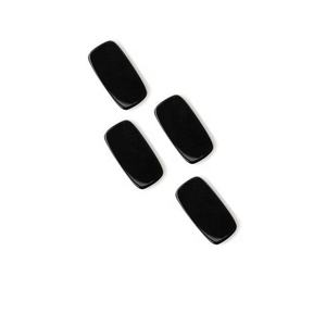 Ónix Negro Natural, Forma Rectangular Redondeada, 10x14mm, Cabujón Plano Suelto, Piedra Preciosa para Joyería, Anillo, Collar, Pulsera, Todos los Tamaños Disponibles - Product Image 6