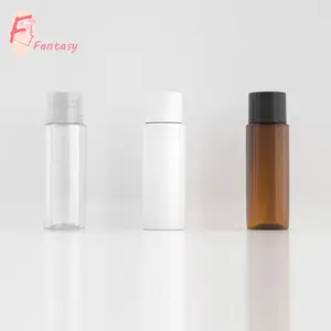 食品グレードポータブル白色透明プラスチックトナーボトル10ml 15ml 20ml化粧品サンプルボトル