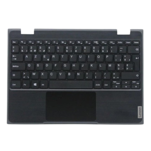 5CB0T77516 5056570038726ใหม่สำหรับโน๊ตบุ๊คโน๊ตบุ๊คเลโนโว<span class=keywords><strong>100E</strong></span> 2ND palmrest แป้นพิมพ์ด้านบนปกเบลเยียมรูปแบบสีดำ - Product Image 1