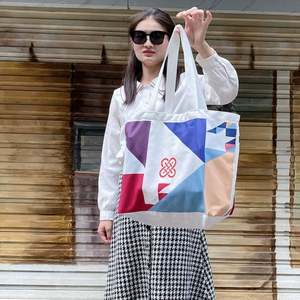 Custom Printed Plain Cotton Eco-friendly Grocery Shopping Tote Bag 10/12/16 oz Canvas Tote Bag for Women - Product Image 5