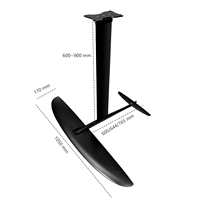 Planche de surf hydrofoil GY1050 en carbone avec pompe électrique, jet surf, kite surf pour les sports nautiques et les jeux aquatiques en mer