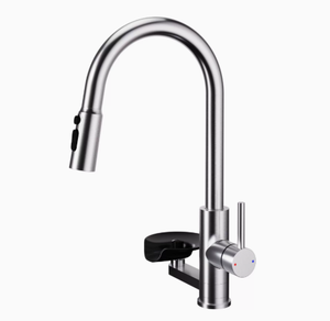 Commercial Stainless Steel Kitchen Faucet with Pull Out Sprayer Professional Sink Mixer - Product Image 5