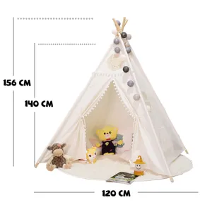 2023 bonne haute qualité enfants tente en gros jouet tentes nouveau produit enfants bébé enfants tipi enfants tente intérieur/