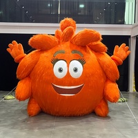 Mascotte gonflable géante en peluche de 3 m / 9,84 pi, ballon publicitaire gonflable personnalisé, modèle gonflable de dessin animé pour événements