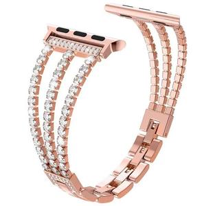 Bracelet de montre Upro Fashion Charm Diamond Jewelry pour Apple Watch 38 40 42 44 46 mm, bracelet en acier inoxydable pour femmes - Product Image 6