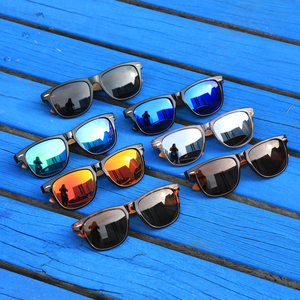 <b>Sunglasses</b> Wood Frame Protection <b>Polarized</b> Lens Adult Bamboo Wooden <b>Sunglasses</b> Bamboo Wood Glasses logo Custom - Product Image 2