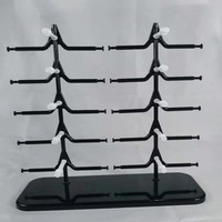 Nouveau Présentoir à Lunettes en Plastique à 5 Niveaux, Support Double Rangée pour Lunettes de Soleil et de Vue, Présentoir d'Exposition Moderne