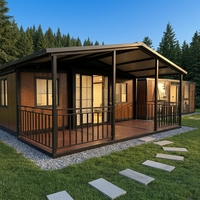 Maison préfabriquée élégante de 30 pieds avec 3 chambres, maison modulaire blanche, couleur personnalisée, maison conteneur extensible