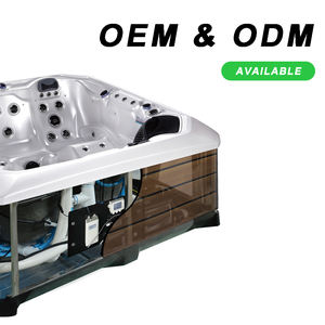 Sunrans Whirlpool Spa Balboa Hot Tus 8 Persona Acrílico Swim Spa Piscina Al Aire Libre Hottub para la familia - Product Image 6