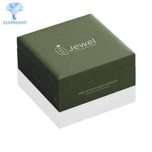 Custom Logo Luxury Double Paper Jewelry Rose Engagement Wedding Earring Packaging <b>Ring</b> <b>Box</b> - Product Image 1