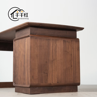 Meubles de bureau à domicile de haute qualité au design moderne en teck, hauteur réglable et tiroir, également adaptés à un usage professionnel