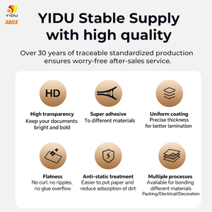 Bán buôn bán nóng bán <span class=keywords><strong>A4</strong></span> thư Kích thước 3 triệu 5 triệu dày rõ ràng nhiệt cán Pouch phim cán tấm Túi <span class=keywords><strong>Laminate</strong></span> - Product Image 3