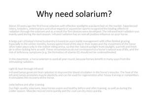 Dispositif professionnel d'aquarium cheval, système solaire equine pour le traitement thérapeutique - Product Image 6